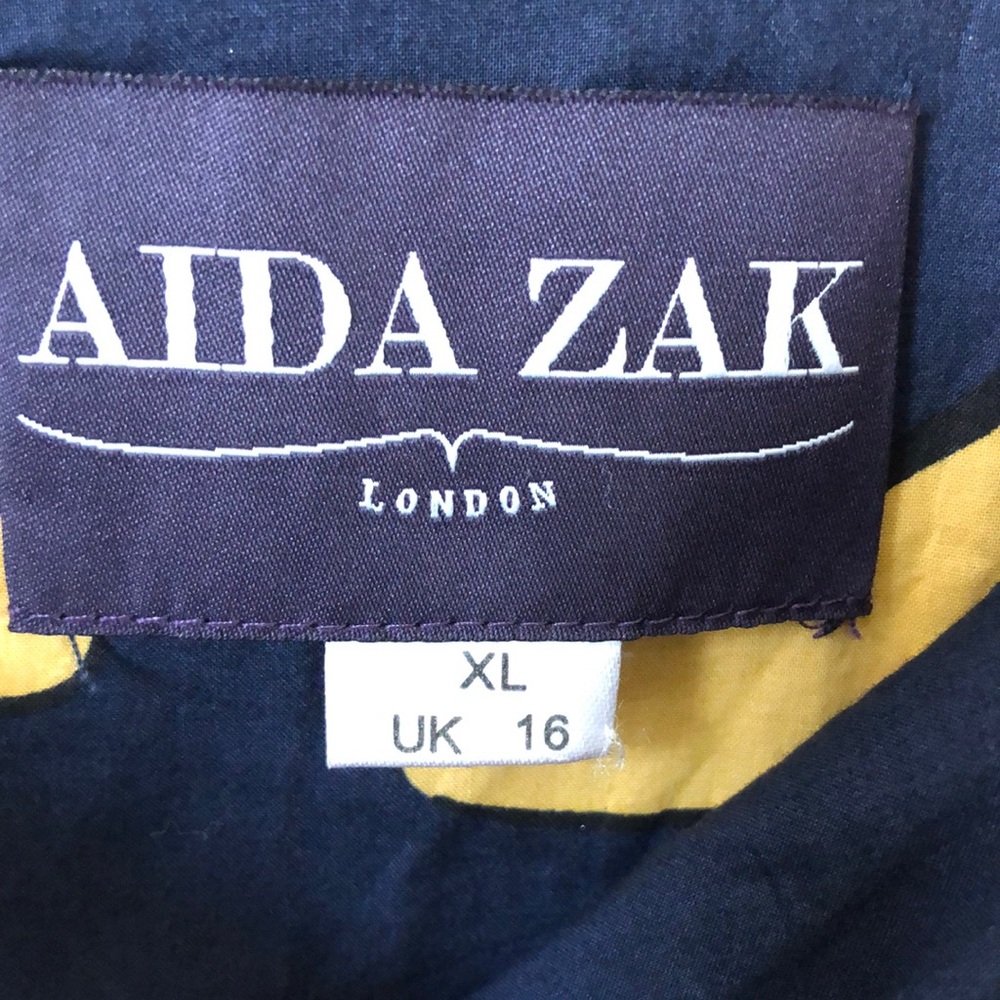 Vintage Aida Zak Banana Swing Dress Size XL - Picture 2 of 7